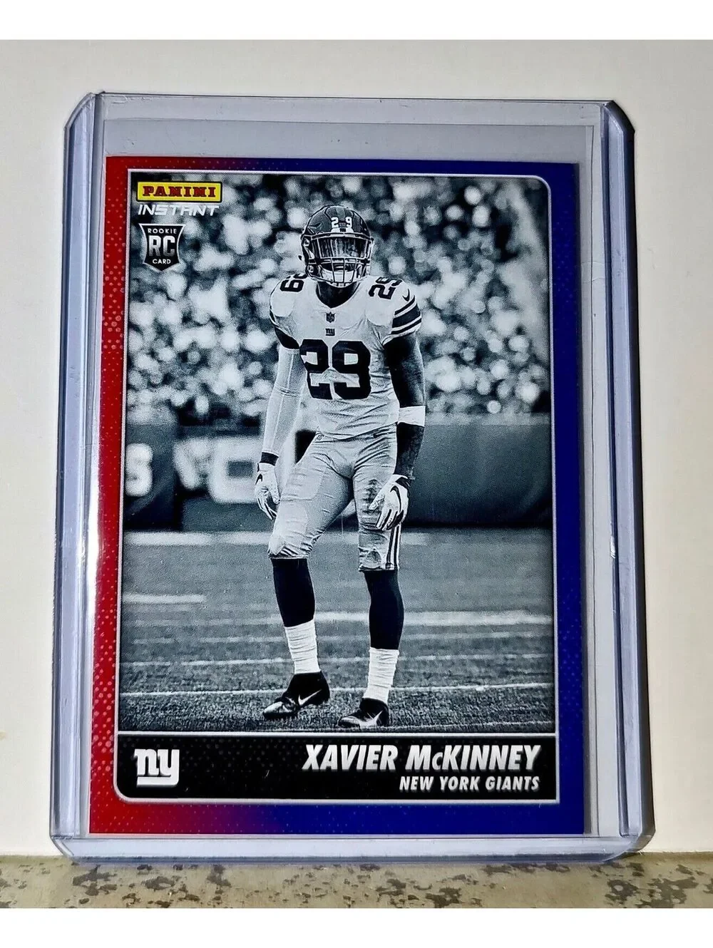 Xavier McKinney 2020 Panini NFL #22 Black and White Rookies Card Giants 1 of 518